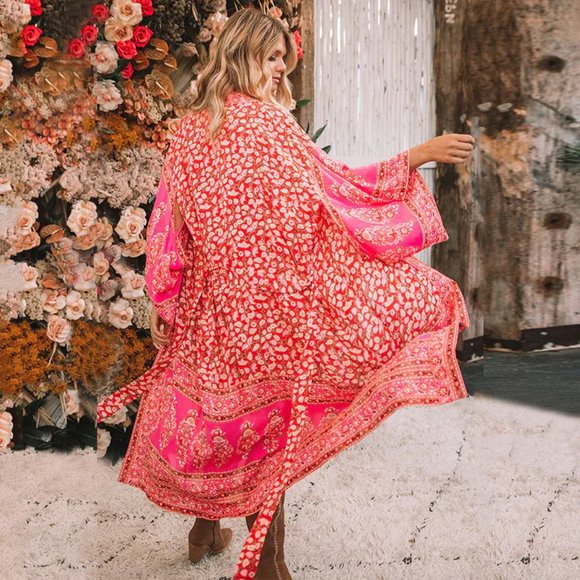 Beach Chiffon Kimono - Picture 3 of 6